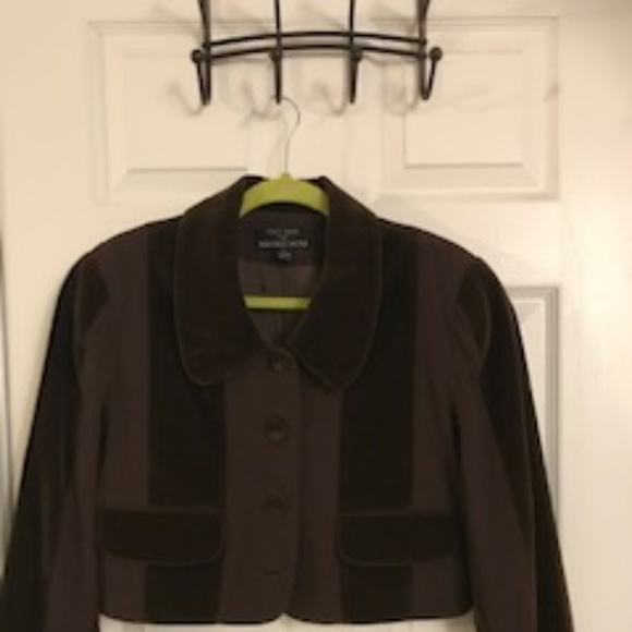 Tracy Reese Women's Size S Tan Shimmer Double Breasted Jacket